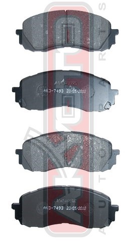 Колодки тормозные дисковые AKD-7493 AKYOTO