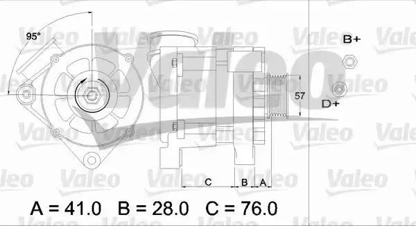 Генератор 436333 VALEO PHC