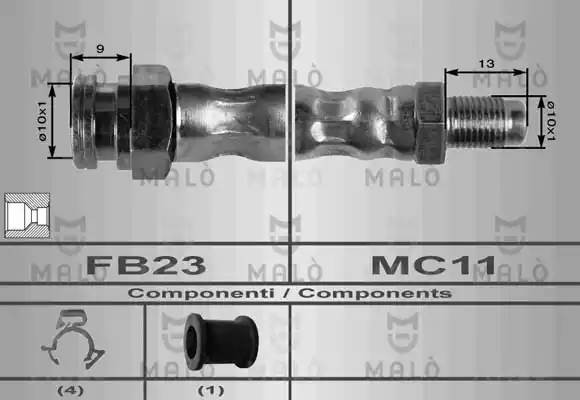 Тормозной шланг 8405 MALO