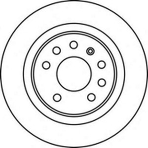 Тормозной диск 562229B BENDIX JURID