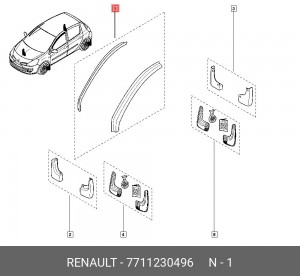 Деталь 7711230496 RENAULT