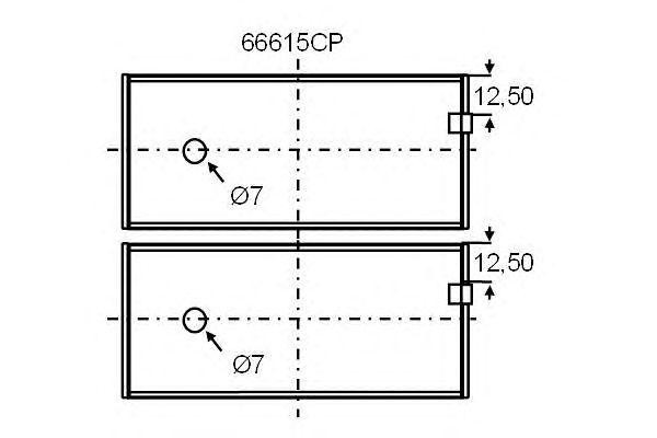 Подшипник 66615CP GLYCO