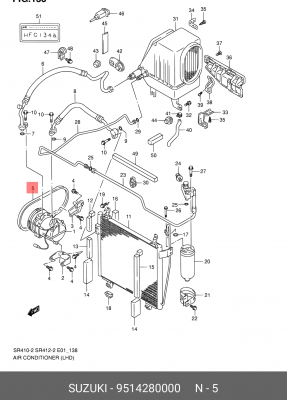 Ремень приводной 95142-80000 SUZUKI