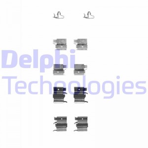 Комплектующие, колодки дискового тормоза LX0339 DELPHI