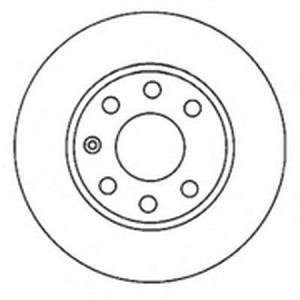 Тормозной диск 561820B BENDIX JURID