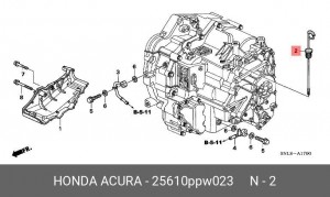 Щуп маслоизмерительный КПП 25610PPW023 HONDA