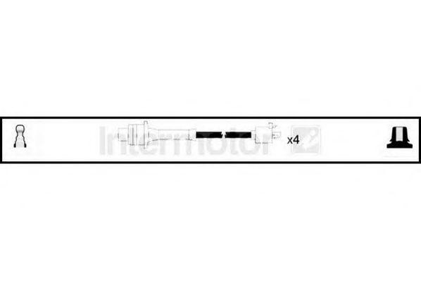 Ккомплект проводов зажигания 73613 STANDARD