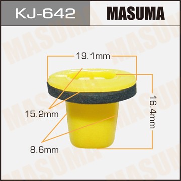 Клипса крепежная KJ642 MASUMA