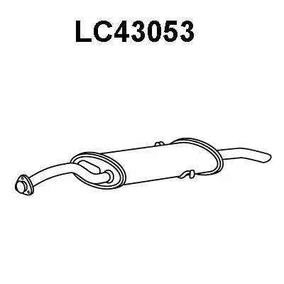 Глушитель выхлопных газов конечный LC43053 VENEPORTE