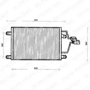 Конденсатор, кондиционер TSP0225200 DELPHI