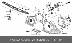 Деталь 34159SNBG01 HONDA