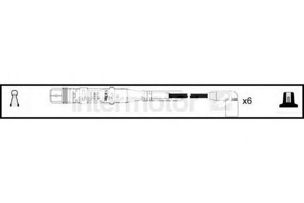 Ккомплект проводов зажигания 73951 STANDARD