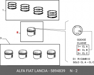 Деталь 5894839 ALFA FIAT LANCIA