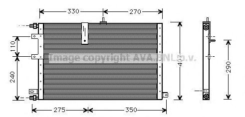 Конденсатор, кондиционер SB5033 AVA