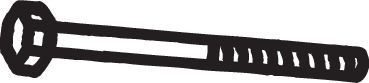 Болт, система выпуска 258-889 BOSAL