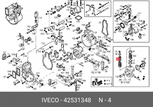 Пружина 42531348 IVECO