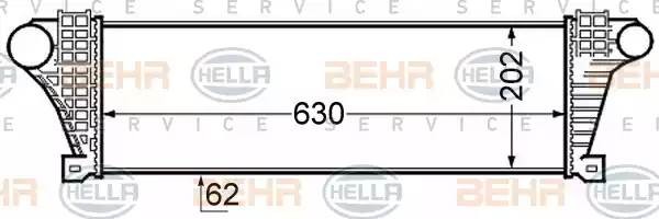 Интеркулер 8ML376727601 HELLA