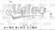 Генератор 433468 VALEO PHC