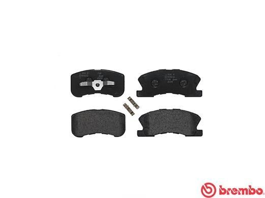 Комплект тормозных колодок, диско P16008 BREMBO