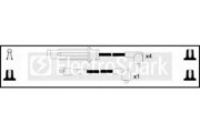 Ккомплект проводов зажигания OEK247 STANDARD