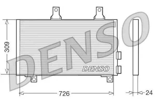 Конденсатор, кондиционер DCN11003 DENSO