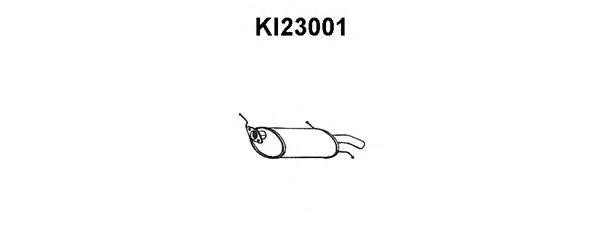 Глушитель выхлопных газов конечный KI23001 VENEPORTE