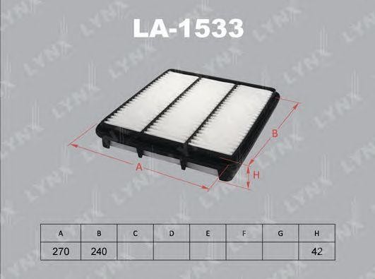 Фильтр воздушный LA-1533 LYNXAUTO