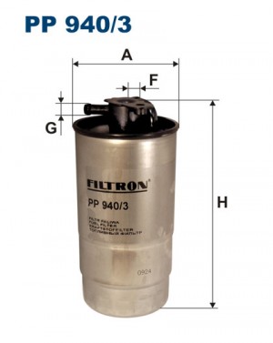 Фильтр топливный PP 940/3 FILTRON