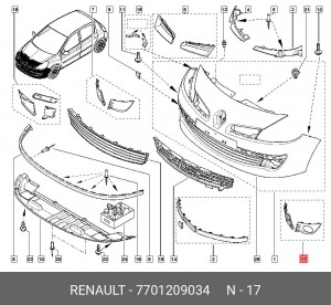 Деталь 7701209034 RENAULT