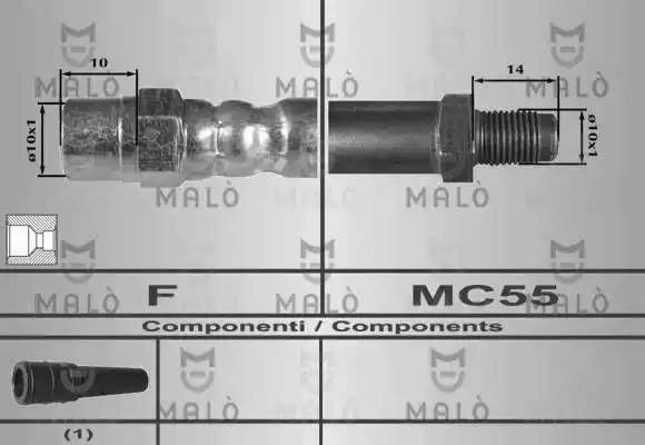 Тормозной шланг 80331 MALO