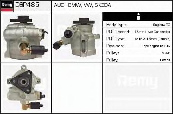 Гидравлический насос, рулевое управление DSP485 DELCO REMY