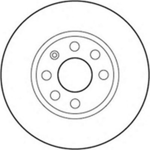 Тормозной диск 562196B BENDIX JURID