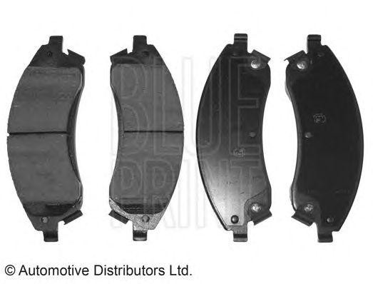Комплект тормозных колодок, диско ADA104244 BLUE PRINT