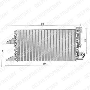 Конденсатор, кондиционер TSP0225417 DELPHI