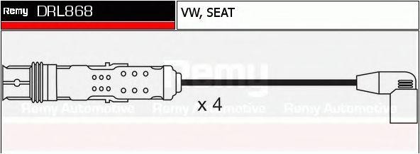 Ккомплект проводов зажигания DRL868 DELCO REMY