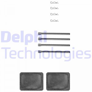 Комплектующие, колодки дискового тормоза LX0178 DELPHI