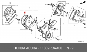 Прокладка, выпускной трубопровод 11832RCAA00 HONDA
