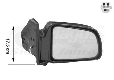 Наружное зеркало 5245806 VAN WEZEL