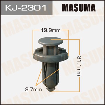 Клипса крепежная KJ2301 MASUMA
