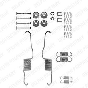 Комплектующие, тормозная колодка LY1207 DELPHI