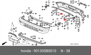 Деталь 90130SB0010 HONDA