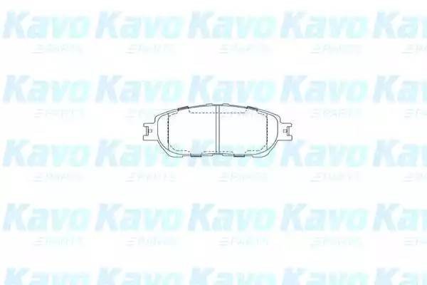 Комплект тормозных колодок, диско BP-9108 KAVO PARTS