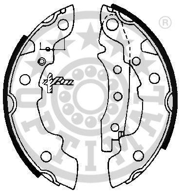 Комплект тормозных колодок BB-0380 OPTIMAL