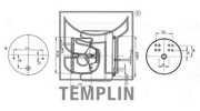 Кожух пневматической рессоры 04.060.6006.990 TEMPLIN