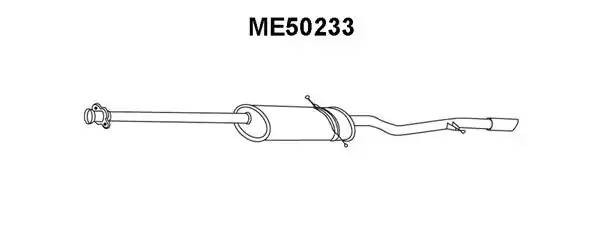 Глушитель выхлопных газов конечный ME50233 VENEPORTE