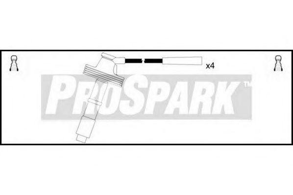 Ккомплект проводов зажигания OES596 STANDARD