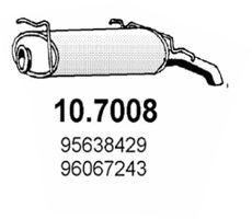 Глушитель выхлопных газов конечный 107008 ASSO