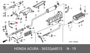 Лямбда-зонд 36532PLD013 HONDA