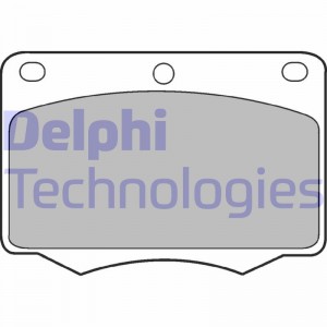 Комплект тормозных колодок, диско LP184 DELPHI