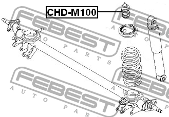 Отбойник амортизатора подвески CHD-M100 FEBEST